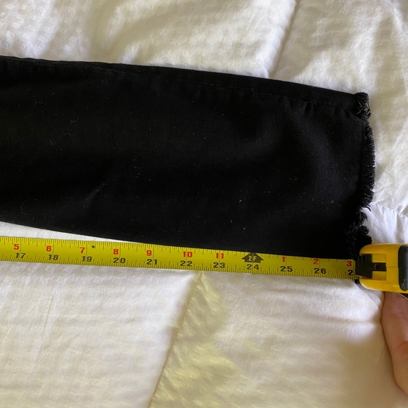 Joe’s Jeans Black with Raw Hem - Picture 6 of 6